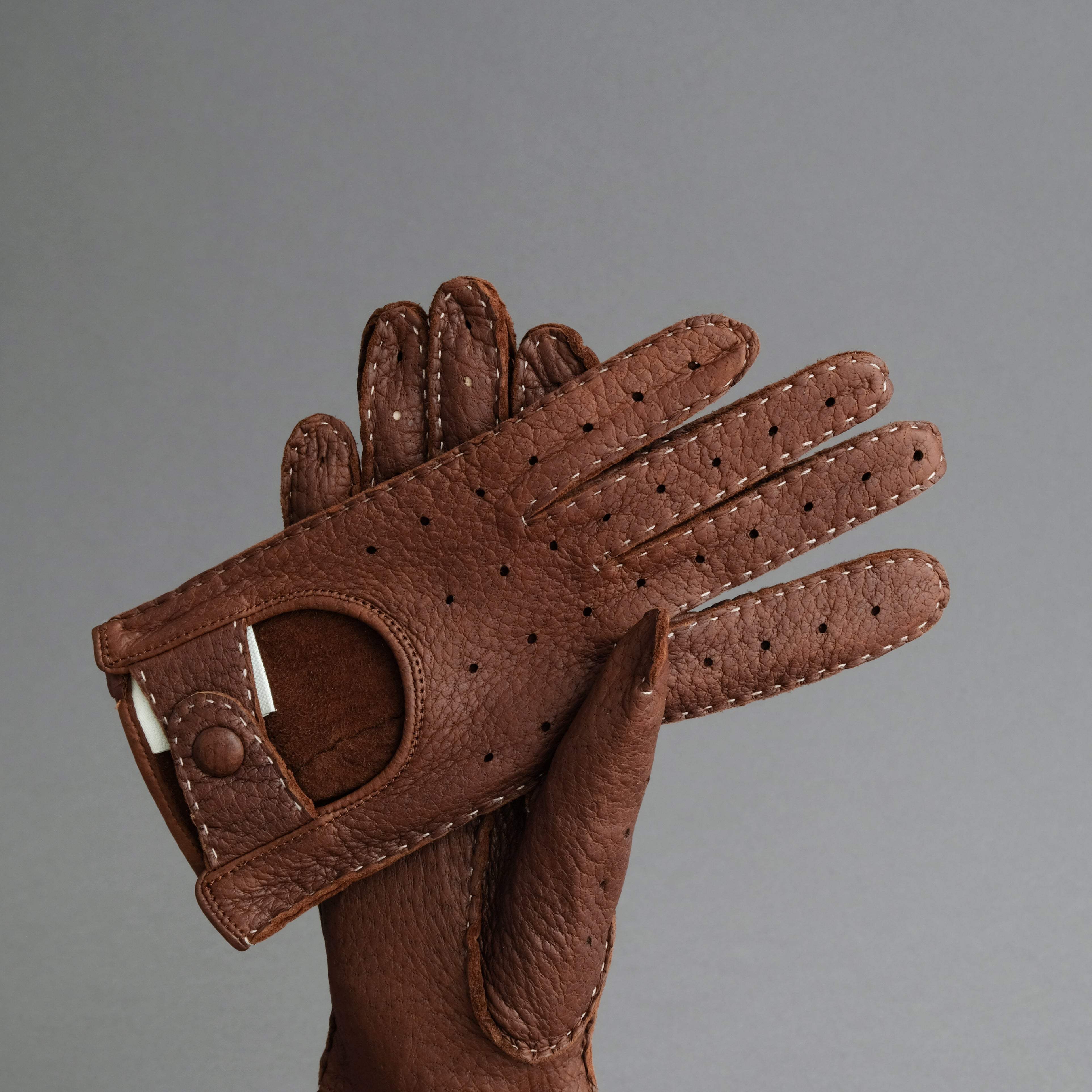Handgefertigte Peccary Damenhandschuhe – TR - Handmade Gloves Handschuhe Wien Thomas Riemer